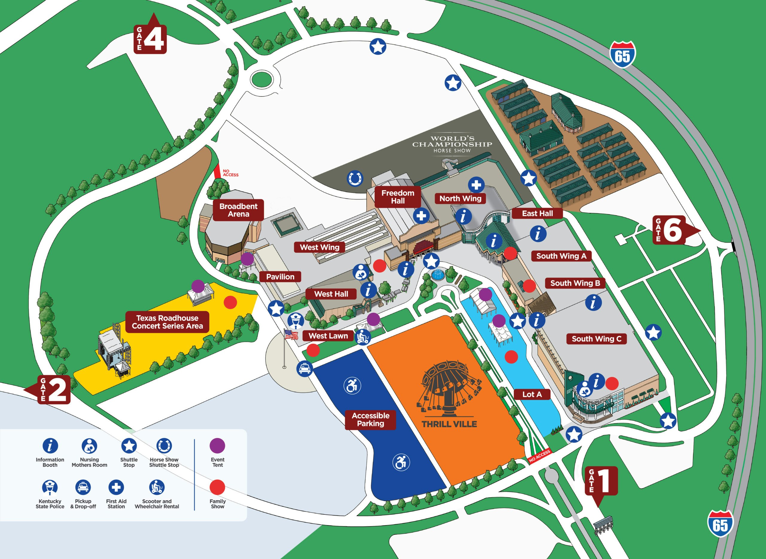 Map - Kentucky State Fair